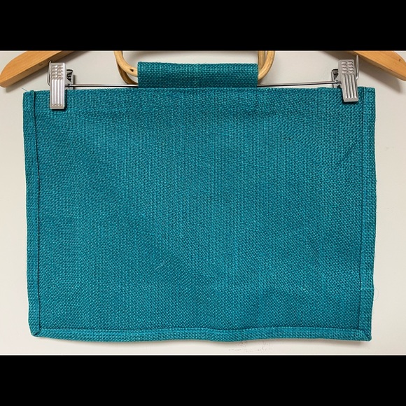 Diane B Burlap Tote NWOT - Picture 5 of 5